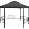 vidaXL Belvédère de jardin 323x275x265 cm Anthracite