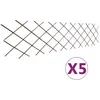 vidaXL Clôture en treillis de saule 5 pcs 180x60 cm