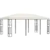 vidaXL Belvédère 3x6 m Crème Tissu