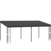 vidaXL Belvédère mural 3x6 m Anthracite Tissu