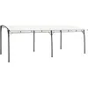 vidaXL Auvent pare-soleil de jardin 6x3x2,55 m Crème