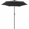 vidaXL Parasol Anthracite 200x224 cm Aluminium