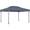 vidaXL Tonnelle 400x300 cm Anthracite Aluminium