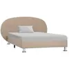 vidaXL Cadre de lit Cappuccino Similicuir 100 x 200 cm