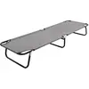 vidaXL Chaise longue pliable gris Acier