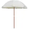 vidaXL Parasol avec mât en acier 240 cm Sable
