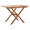 vidaXL Table de jardin 110x67x74 cm Bois d'acacia massif