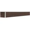 vidaXL Lit surélevé de jardin Acier galvanisé 320x40x45 cm Marron