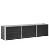 vidaXL Lit surélevé de jardin Acier galvanisé 240x40x45 cm Anthracite