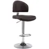 vidaXL Tabouret De Bar Marron Similicuir