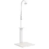 vidaXL Douche de jardin Blanc Bois