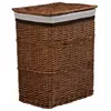 vidaXL Panier à linge Marron Saule