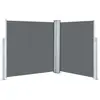 vidaXL Auvent latéral rétractable Anthracite 140 x 600 cm