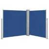 vidaXL Auvent latéral rétractable Bleu 140 x 600 cm