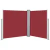 vidaXL Auvent latéral rétractable Rouge 140 x 600 cm