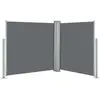 vidaXL Auvent latéral rétractable Anthracite 100 x 600 cm