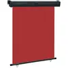 vidaXL Auvent latéral de balcon 140x250 cm Rouge