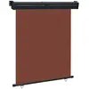 Vidaxl - Auvent latéral de balcon 140x250 cm Marron Marron