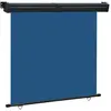 vidaXL Auvent latéral de balcon 160x250 cm Bleu