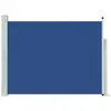 vidaXL Auvent latéral rétractable de patio 140x500 cm Bleu
