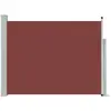vidaXL Auvent latéral rétractable de patio 140x500 cm Marron
