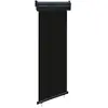 vidaXL Auvent latéral de balcon 65x250 cm noir