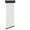 vidaXL Auvent latéral de balcon 65x250 cm Crème