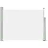 vidaXL Auvent Latéral Rétractable De Patio 120x500 Cm Crème