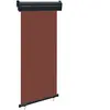 vidaXL Auvent latéral de balcon 85x250 cm Marron
