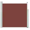 vidaXL Auvent latéral rétractable de patio 170x300 cm Marron