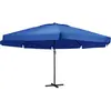 vidaXL Vidaxl Parasol De Jardin Avec Mât En Aluminium 600 Cm Bleu Azuré