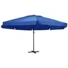 vidaXL Vidaxl Parasol D'extérieur Avec M?T En Aluminium 500 Cm Bleu Azuré