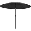 vidaXL Parasol d'extérieur avec mât en aluminium 270 cm Anthracite
