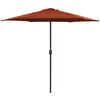 vidaXL Parasol d'extérieur et mât en aluminium 270x246 cm Terre cuite