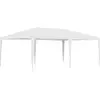 vidaXL Tente de réception 4x6 m Blanc