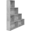 vidaXL Bibliothèque/Séparateur de pièce Gris béton 155x24x160 cm