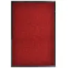 vidaXL Paillasson Rouge 117x220 cm PVC