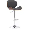 vidaXL Tabouret de bar Gris Tissu