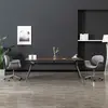 vidaXL Chaise pivotante de salle à manger Gris Tissu