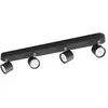 Philips Star opbouwspot - 4-lichts - zwart
