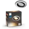 Philips Hue White Ambiance Milliskin Bluetooth Ronde Inbouwspot - Zilver