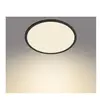 Philips SuperSlim badkamer plafondlamp - zwart - rond - 18 W