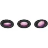 Philips Hue Centura Spot Encastré White & Color Rond Noir Lot de 3