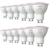 Ampoule LED connectée PHILIPS HUE W&C GU10 5.7W x2