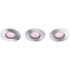 Philips Hue Xamento Spot Encastré pour Salles de Bain White and Color Chrome - Lot de 3