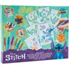 Kit de Stylos Pulvérisateurs - DISNEY - Lilo & Stitch - 7 Couleurs - 6 Pochoirs - Pour Enfants 4 Ans