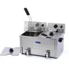 Maxima Friteuse professionnelle double  8 + 8L avec robinet