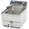 Maxima Friteuse 16 L 1 Panier avec robinet Friteuse - Professionnelle - Inox - Friteuse 16 litres