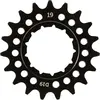 KMC kettingwiel Rohloff 1/8 inch 19T Staal zwart