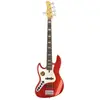Sire Basses V7+ A5L/BMR basgitaar, linkshandig, 5-snarig, elzen, bright metallic red